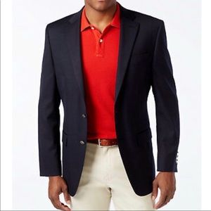 Michael Kors Mens Suit Coat Blazer Navy Blue 38R